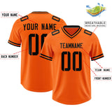 Custom Orange Classic Style American Football Jerseys