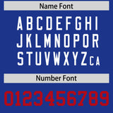 Custom Royal Classic Style American Football Jerseys
