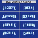 Custom Royal Classic Style American Football Jerseys