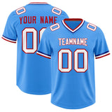 Custom Powder Blue Classic Style American Football Jerseys