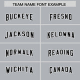 Custom Silver Classic Style American Football Jerseys