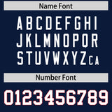 Custom Navy Classic Style American Football Jerseys