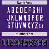 Custom Purple Classic Style American Football Jerseys