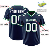 Custom Navy Classic Style American Football Jerseys