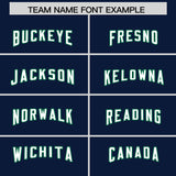 Custom Navy Classic Style American Football Jerseys