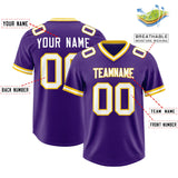 Custom Purple Classic Style American Football Jerseys
