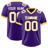 Custom Purple Classic Style American Football Jerseys