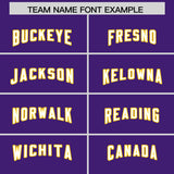 Custom Purple Classic Style American Football Jerseys