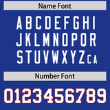 Custom Royal Classic Style American Football Jerseys