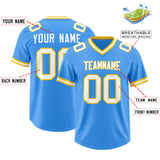 Custom Powder Blue Classic Style American Football Jerseys