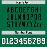 Custom Kelly Green Classic Style American Football Jerseys