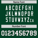 Custom Green Classic Style American Football Jerseys