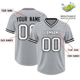 Custom Silver Classic Style American Football Jerseys