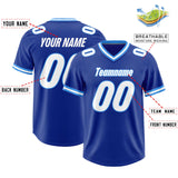 Custom Royal Classic Style American Football Jerseys
