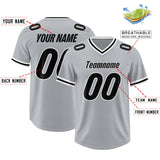 Custom Silver Classic Style American Football Jerseys