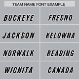 Custom Silver Classic Style American Football Jerseys