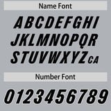 Custom Silver Classic Style American Football Jerseys