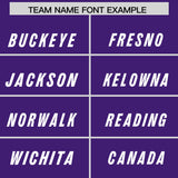 Custom Purple Classic Style American Football Jerseys