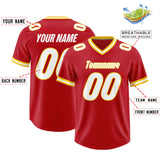 Custom Red Classic Style American Football Jerseys