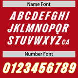 Custom Red Classic Style American Football Jerseys