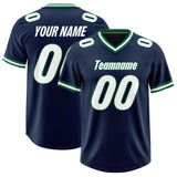 Custom Navy Classic Style American Football Jerseys