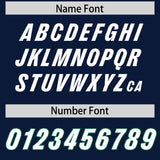 Custom Navy Classic Style American Football Jerseys