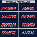 Custom Navy Classic Style American Football Jerseys