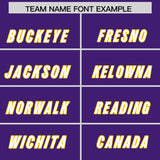 Custom Purple Classic Style American Football Jerseys