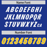 Custom Royal Classic Style American Football Jerseys