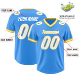 Custom Powder Blue Classic Style American Football Jerseys