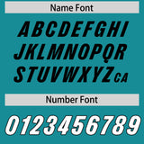 Custom Aqua Classic Style American Football Jerseys