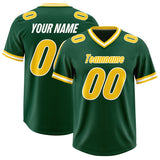 Custom Green Classic Style American Football Jerseys