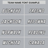 Custom Silver Classic Style American Football Jerseys