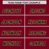 Custom Crimson Classic Style American Football Jerseys