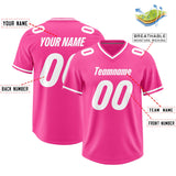Custom Pink Classic Style American Football Jerseys