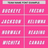 Custom Pink Classic Style American Football Jerseys