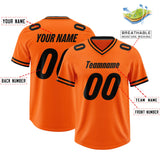 Custom Orange Classic Style American Football Jerseys