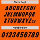 Custom Orange Classic Style American Football Jerseys