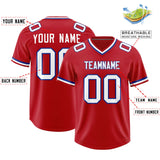 Custom Red Classic Style American Football Jerseys