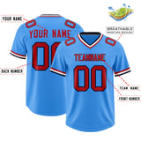 Custom Powder Blue Classic Style American Football Jerseys