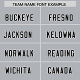 Custom Silver Classic Style American Football Jerseys