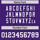 Custom Purple Classic Style American Football Jerseys