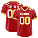 Custom Red Classic Style American Football Jerseys