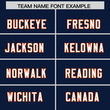 Custom Navy Classic Style American Football Jerseys