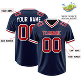 Custom Navy Classic Style American Football Jerseys