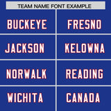 Custom Royal Classic Style American Football Jerseys