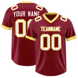 Custom Crimson Classic Style American Football Jerseys