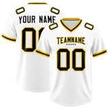 Custom White Classic American Football Jerseys