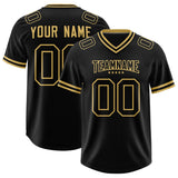 Custom Black Classic American Football Jerseys