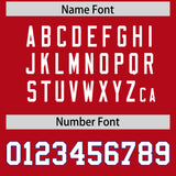 Custom Red Football Jersey